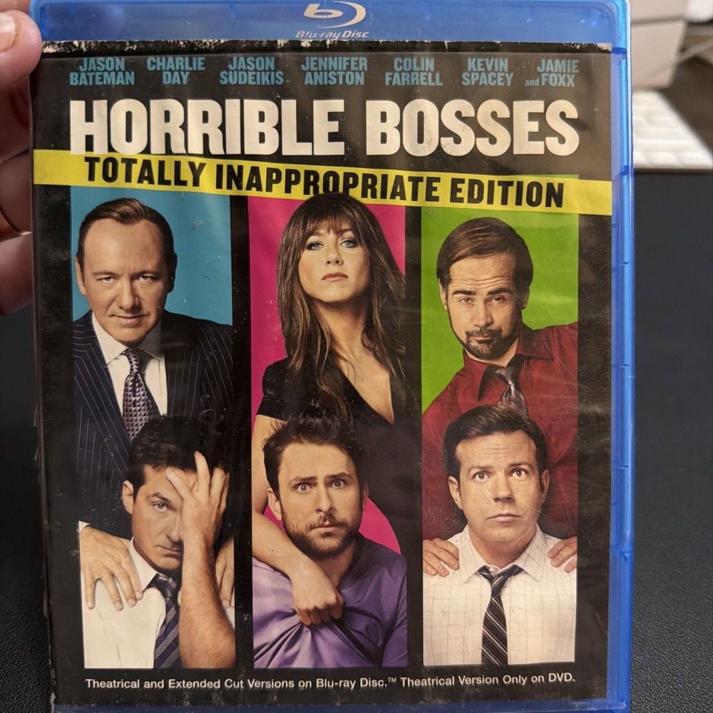 Horrible Bosses (Blu-ray/DVD, 2011, 3-Disc Set, Totally Inappropriate Edition